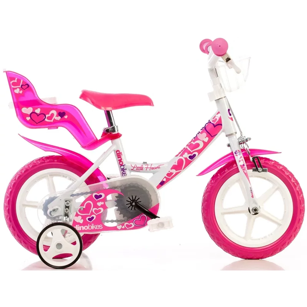 Dino bikes 12" rózsaszín