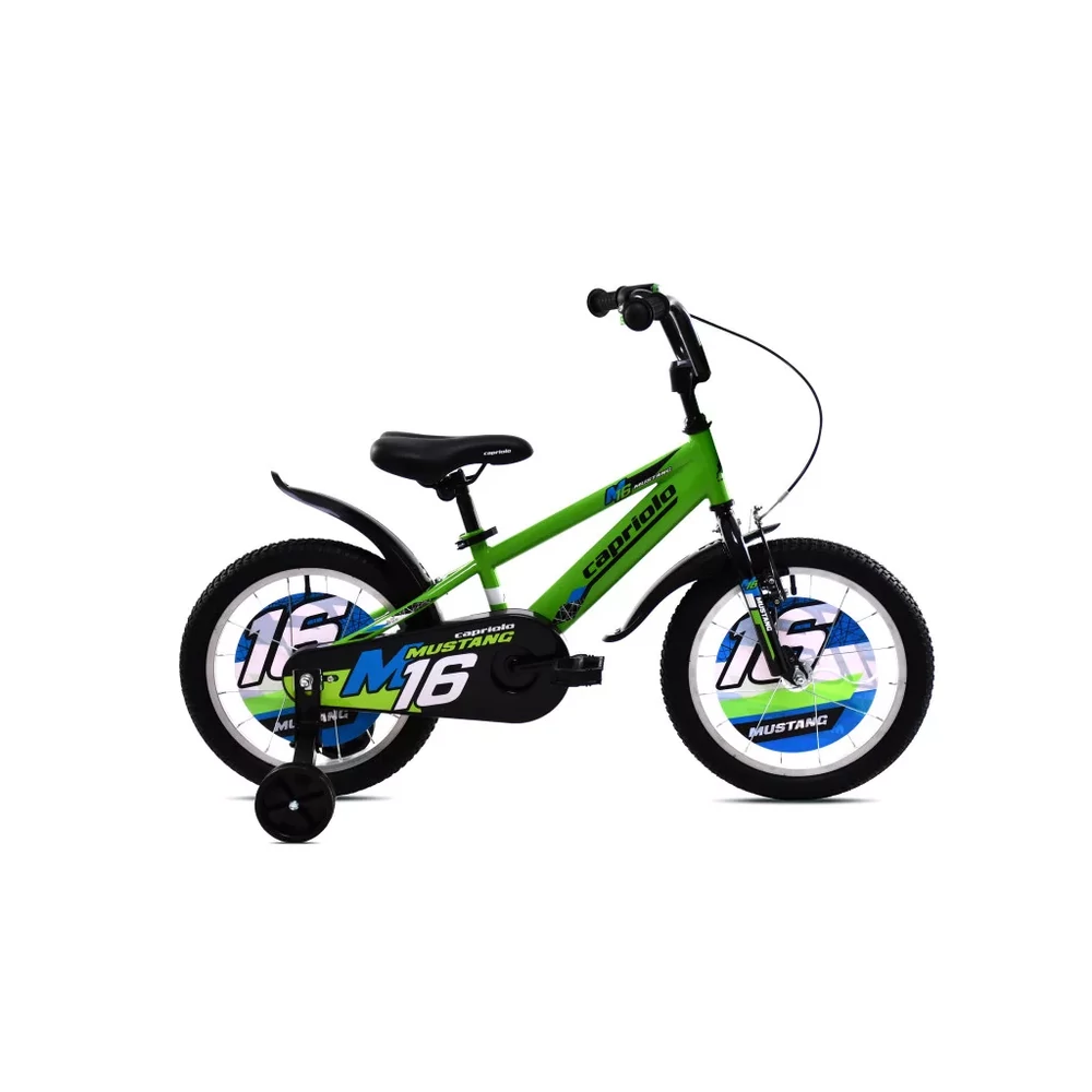 CAPRIOLO Mustang 16" fekete-zöld