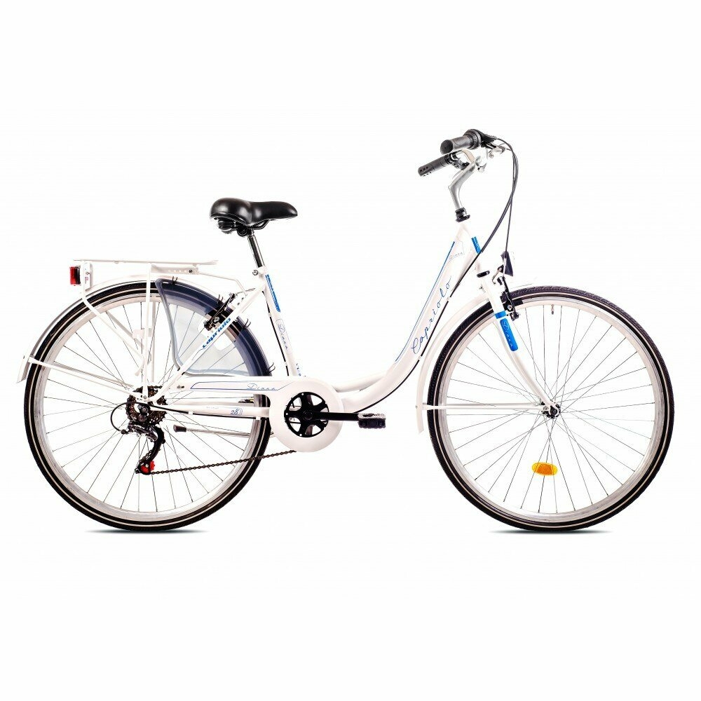 Capriolo Diana 2020 - 6 sebességes női városi kerékpár 18" vázzal - fehér