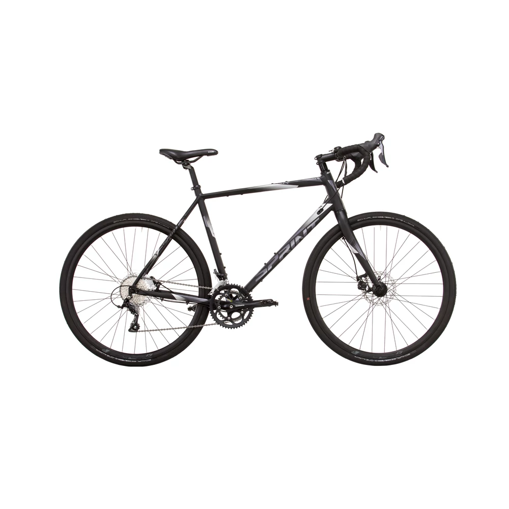 Sprint Whisper sora, Gravel  M/L matt fekete, 52