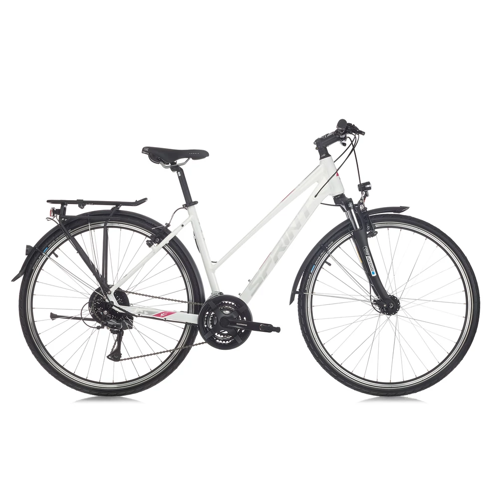 SPRINT CROXER LADY VBR TREK 28" X 480 Fehér fényes-szürkés rózsaszín