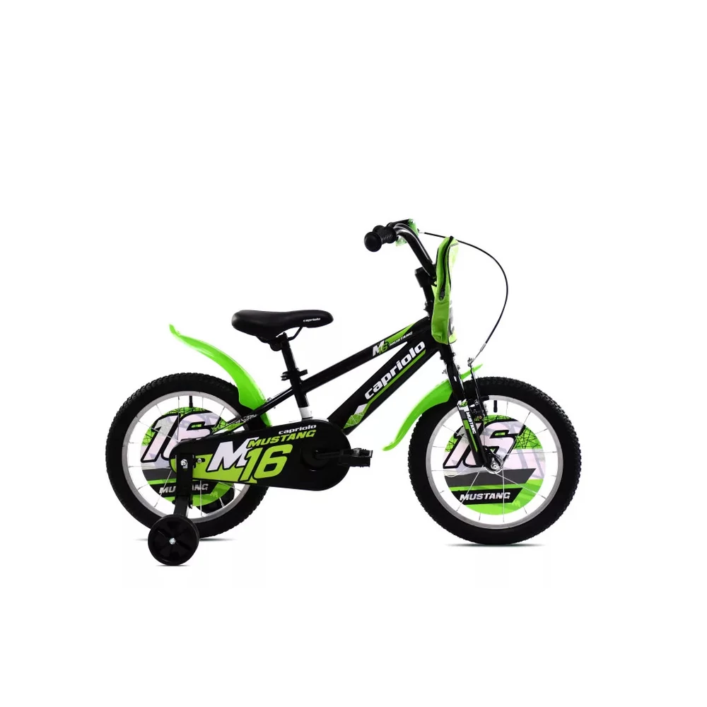 CAPRIOLO Mustang 16" fekete-zöld