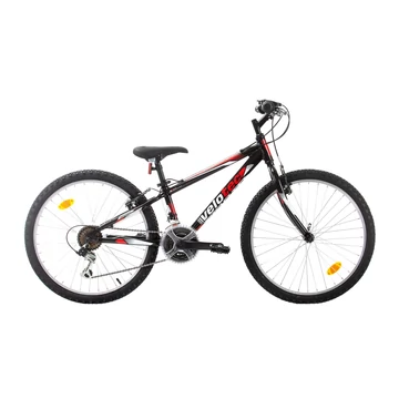 VELOTEC TEMPO 24"  FEKETE/PIROS