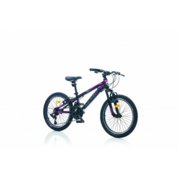 Corelli Swing 3.2 - 20" gyermek kerékpár 10"-os vázzal - ALU - Fekete-Pink-Grafit